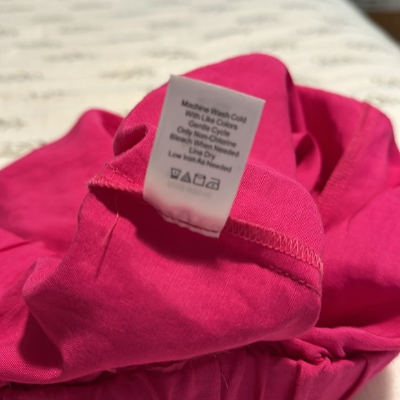 Coldwater Creek Natural fit magenta pull on shorts women’s 14 - Picture 8 of 8